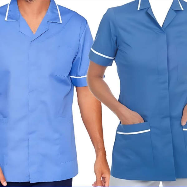 Unisex 100% Cotton Nurse Uniform – Regular Fit