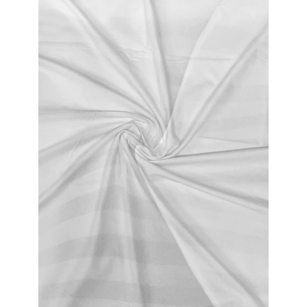 100% Cotton Satin Stripes Bedsheet – 400 TC | Premium Hotel Collection - Image 2